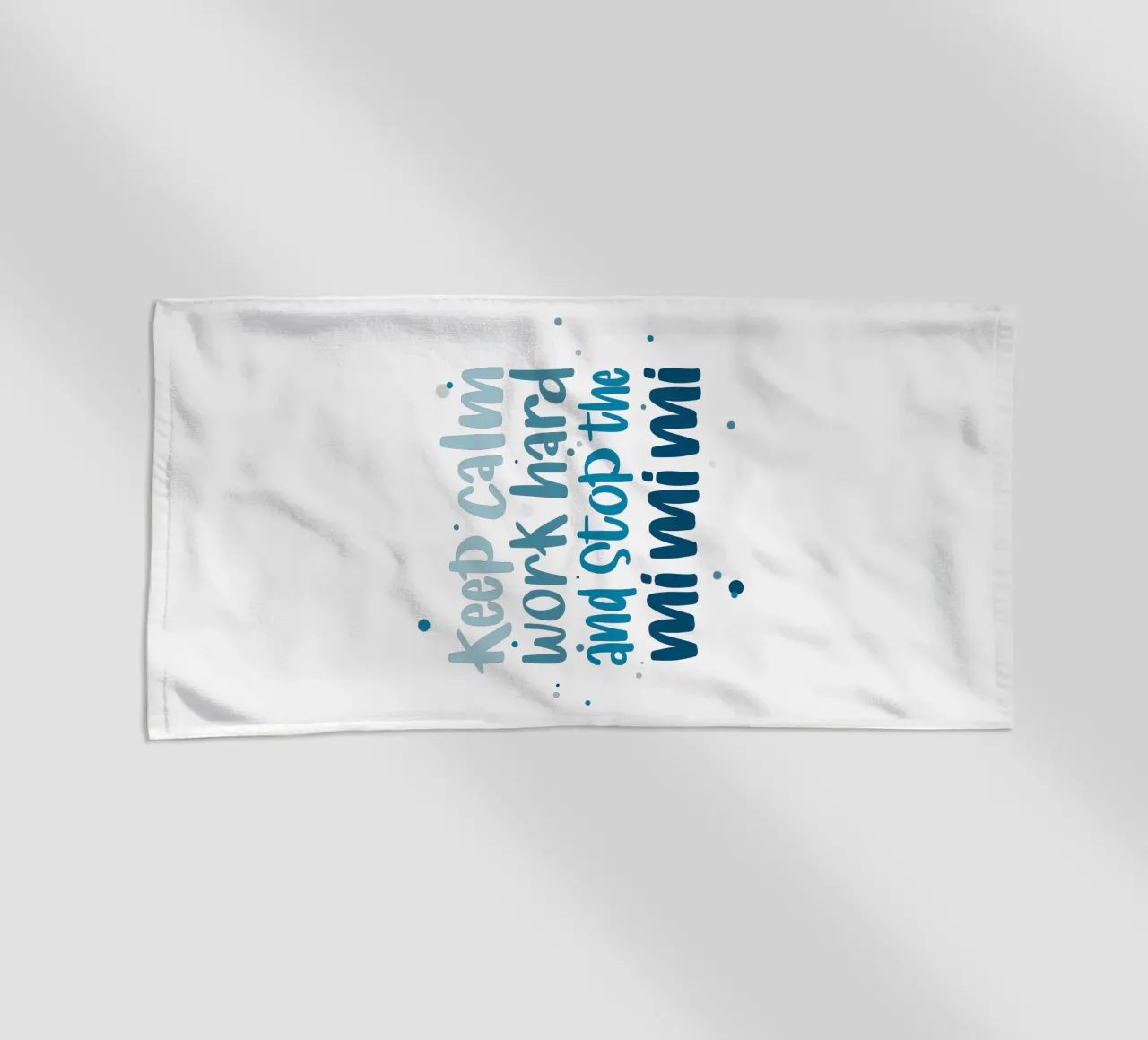 Poster für Chef - Keep calm, work hard and stop the mimimi telo mare da LIMITED EDITION LETTERS