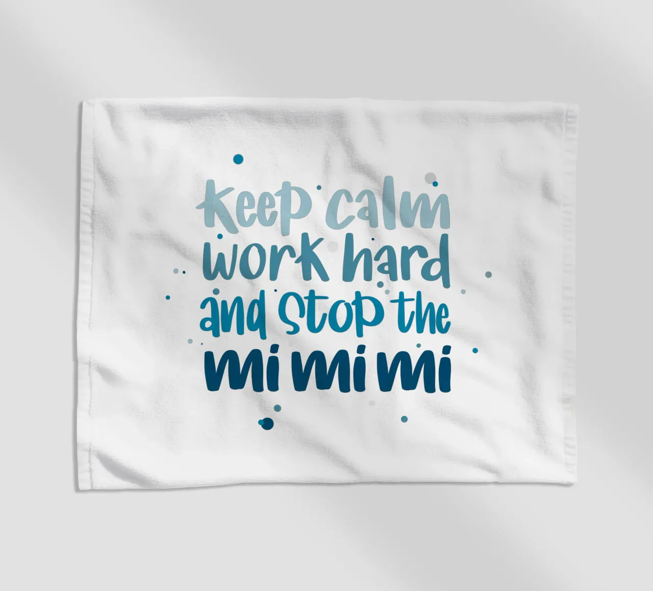 Poster für Chef - Keep calm, work hard and stop the mimimi telo mare da LIMITED EDITION LETTERS