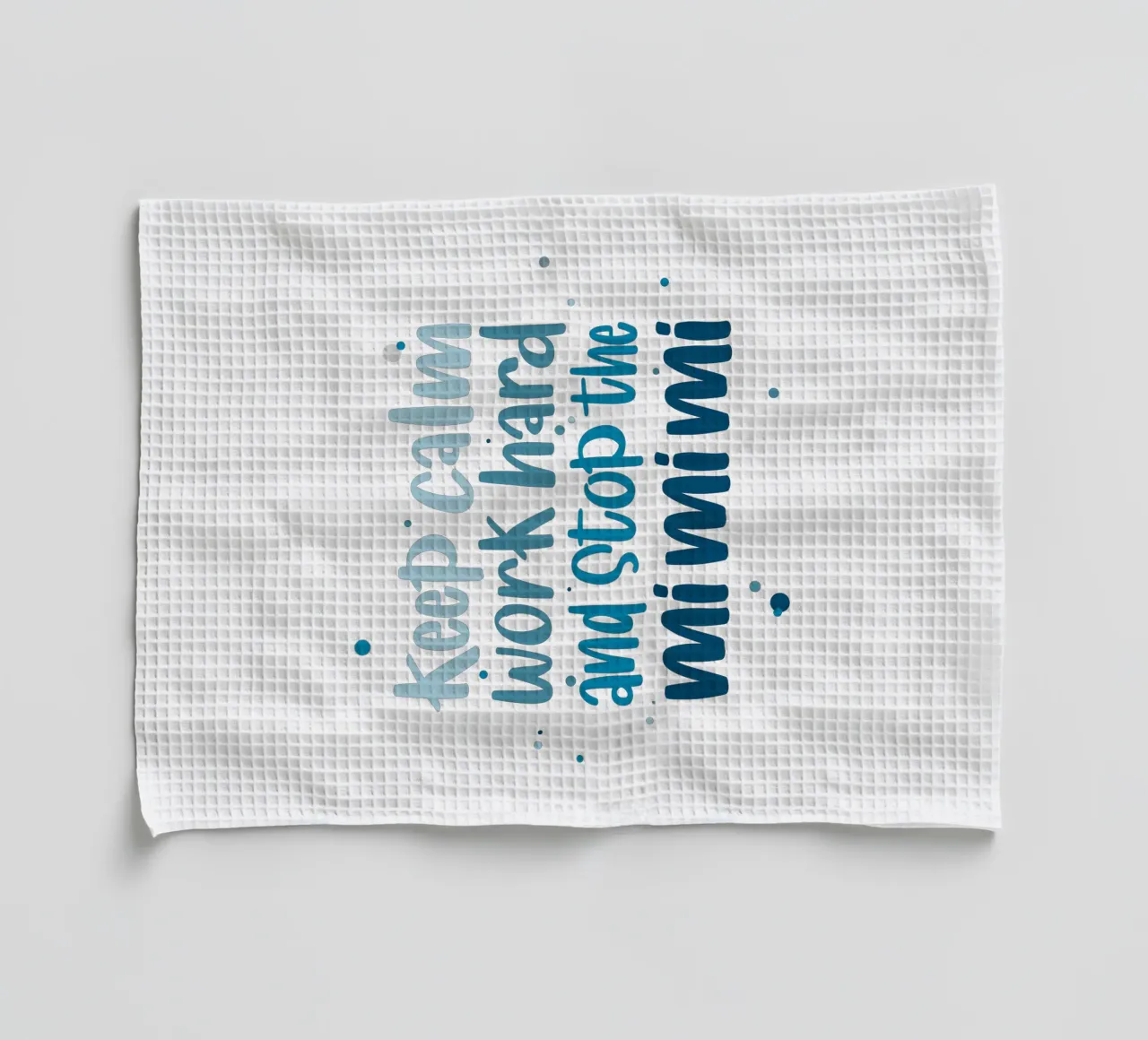 Poster für Chef - Keep calm, work hard and stop the mimimi canovaccio da cucina da LIMITED EDITION LETTERS