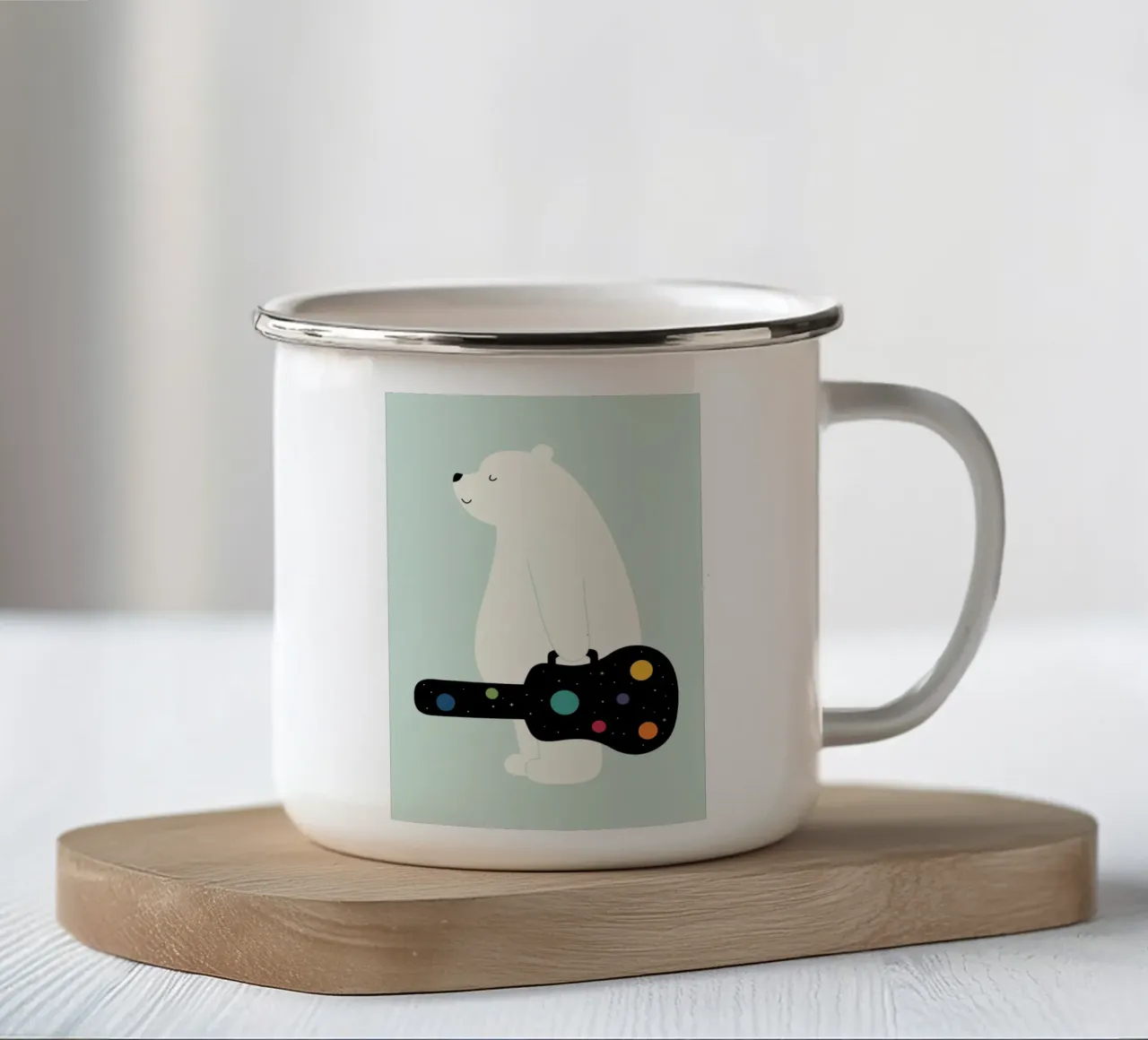 Inseguire i propri sogni tazza in smalto da Andy Westface