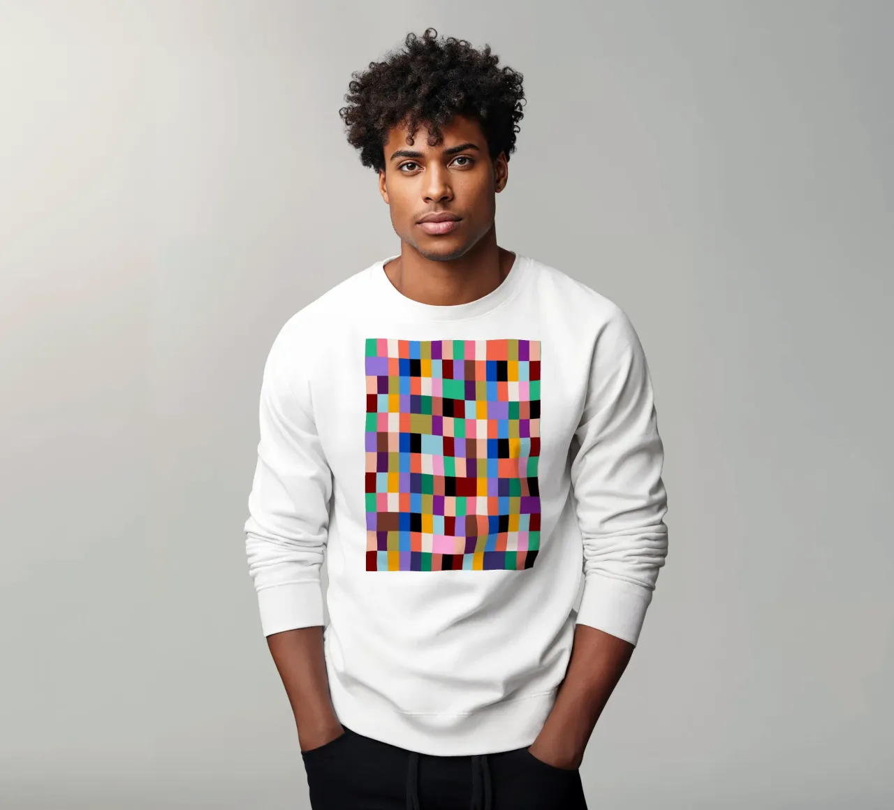 Chromatic Mosaic Sweatshirt von susanapaz
