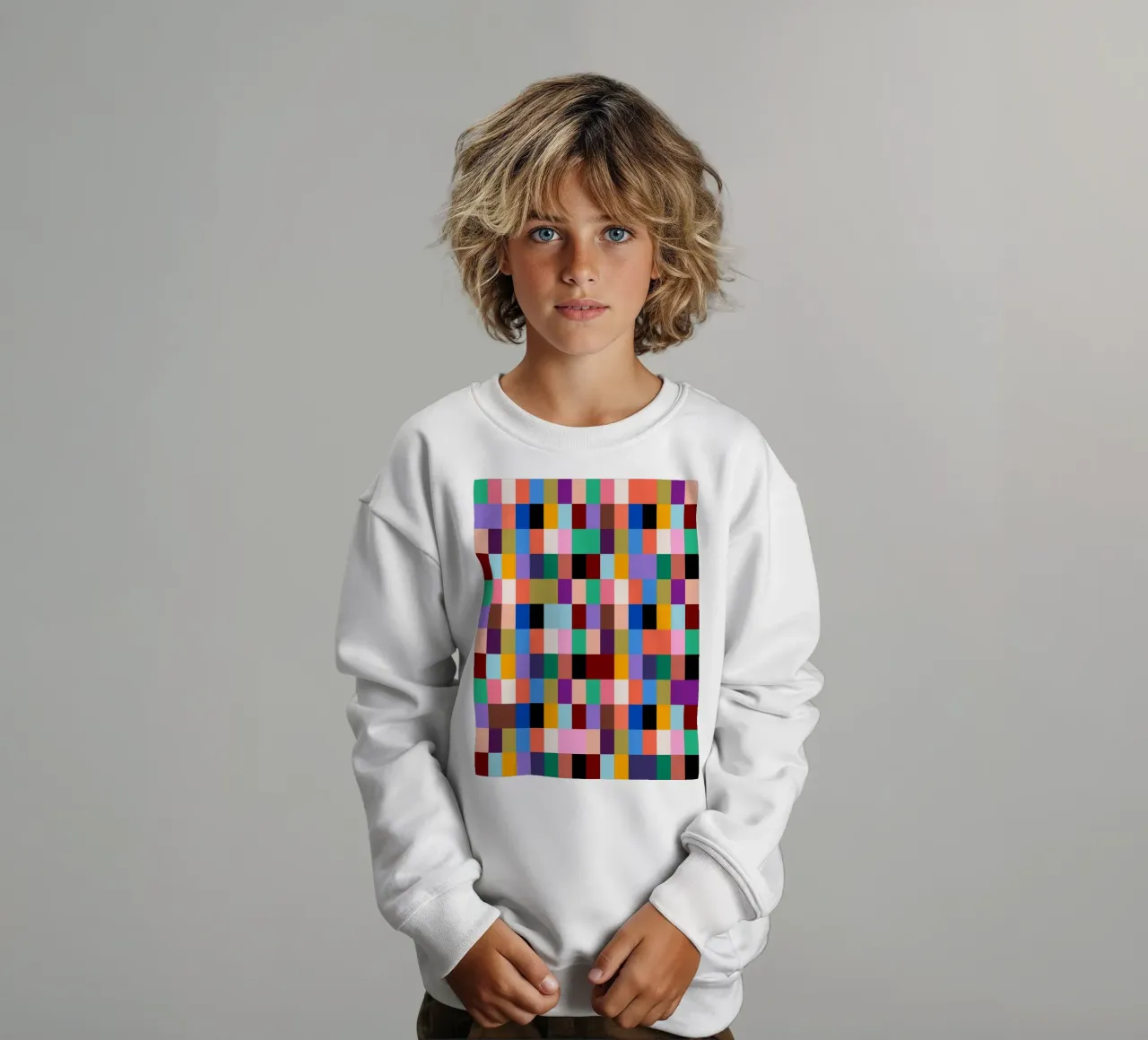 Chromatic Mosaic felpa bambino da susanapaz