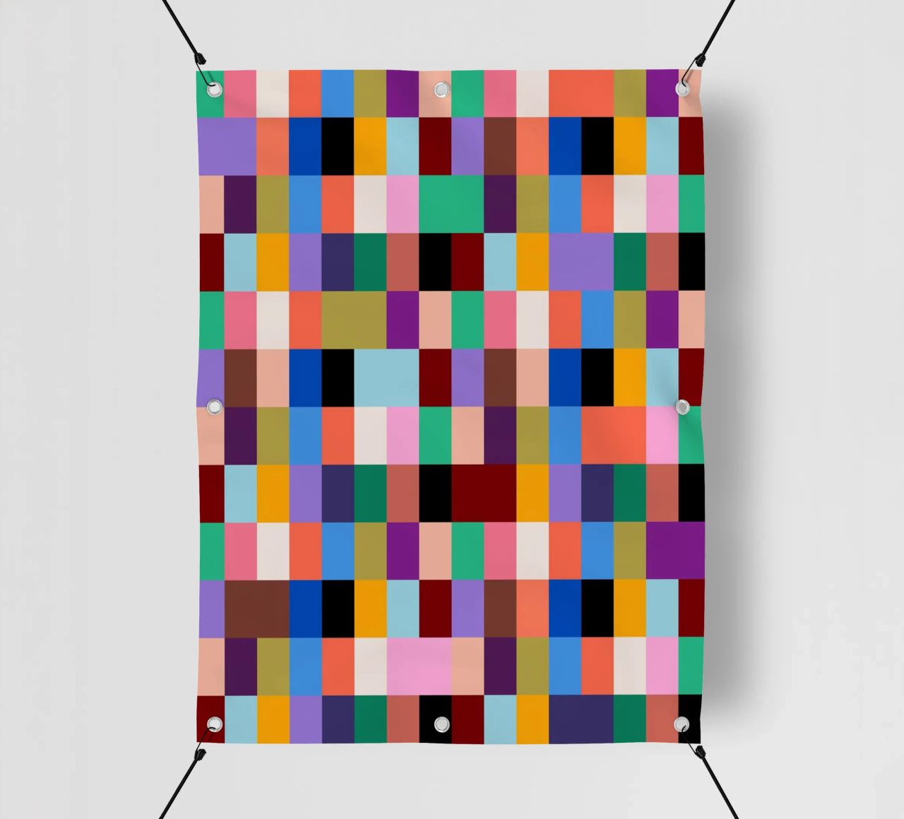 Chromatic Mosaic telo in pvc da susanapaz