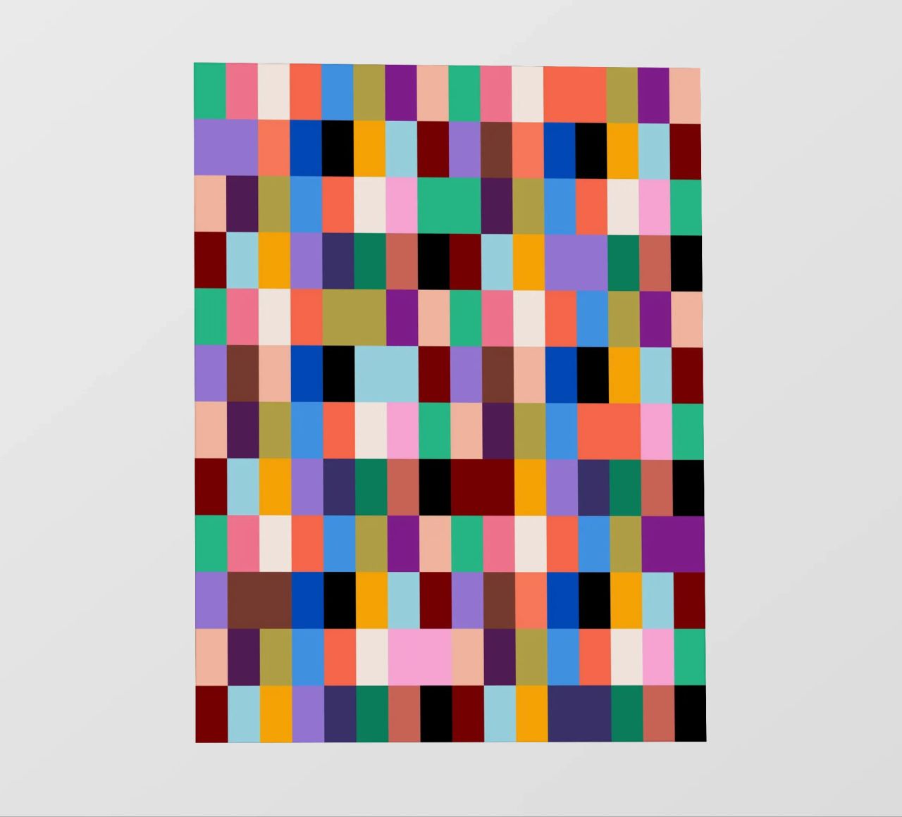 Chromatic Mosaic telo in pvc da susanapaz