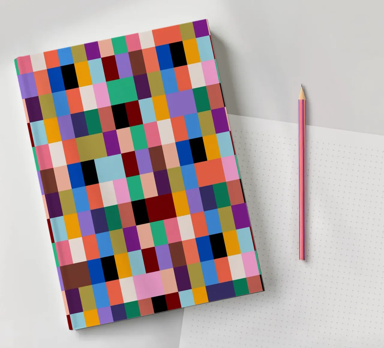Chromatic Mosaic notebook by susanapaz