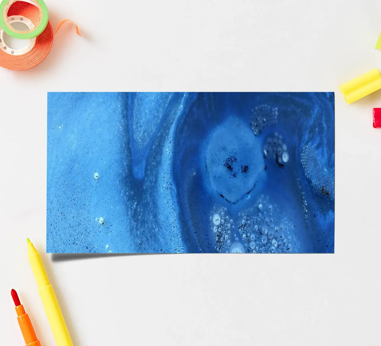 Blue sticker sheet by Massimo Frascogna