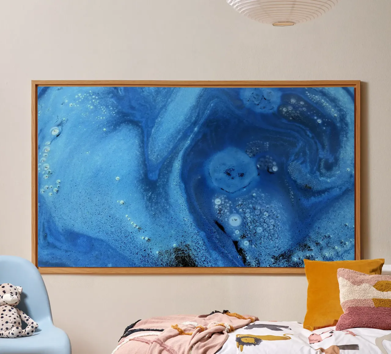 Blue alu-dibond by Massimo Frascogna