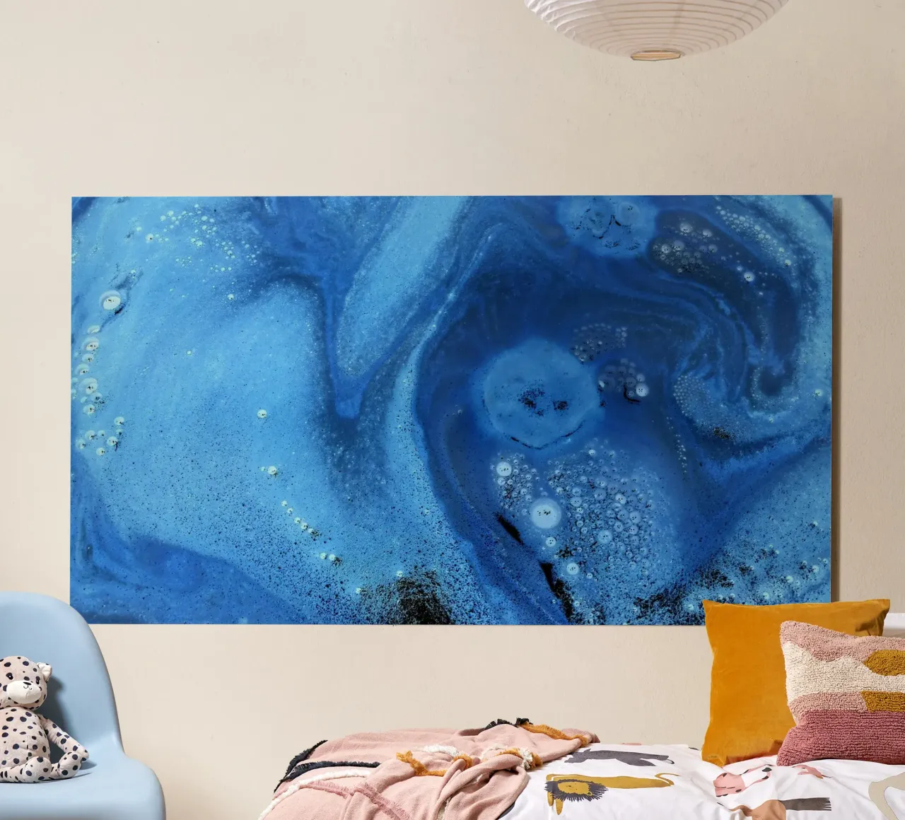 Blue alu-dibond by Massimo Frascogna