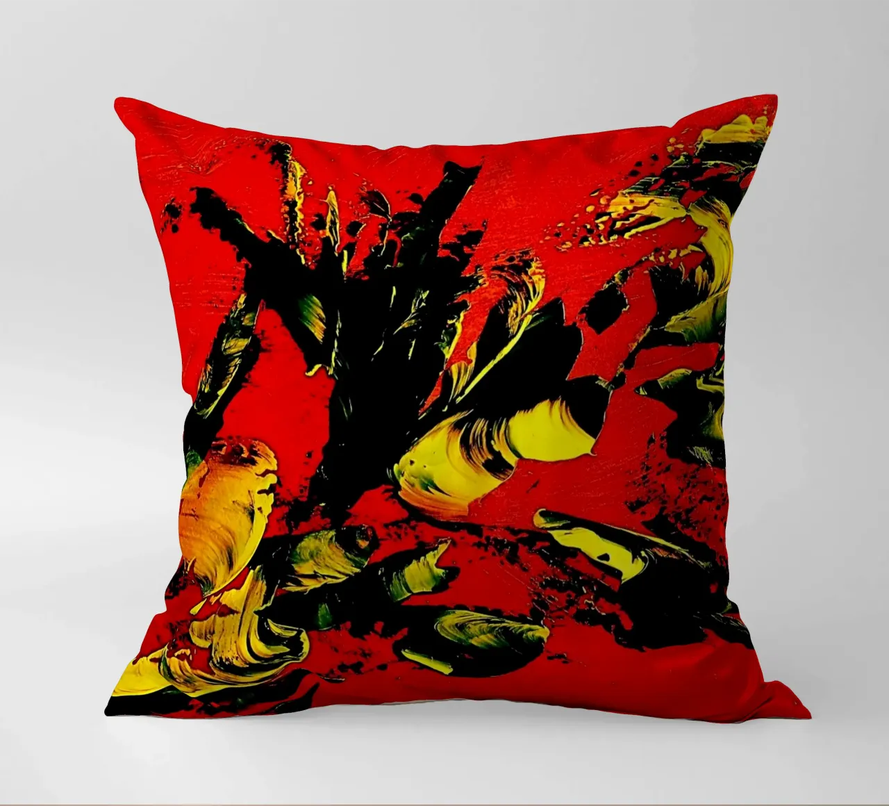 MESSAGE FROM THE HEART 1. cuscino da Thierry Vobmann Abstract painting