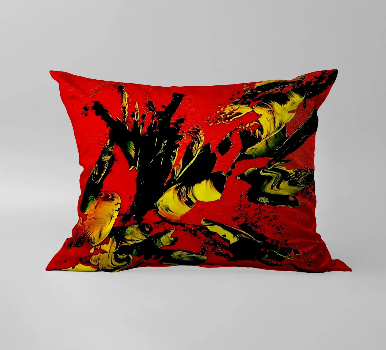 MESSAGE FROM THE HEART 1. cuscino da Thierry Vobmann Abstract painting