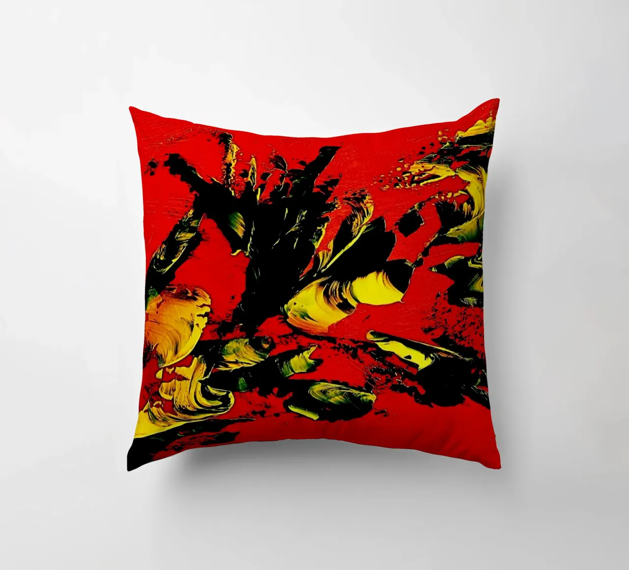 MESSAGE FROM THE HEART 1. cuscino da Thierry Vobmann Abstract painting