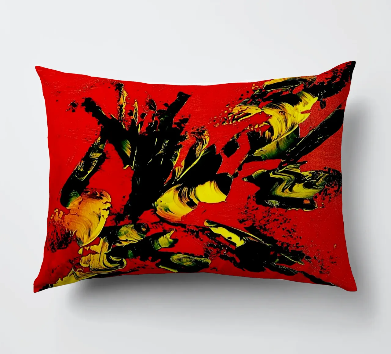 MESSAGE FROM THE HEART 1. cuscino da Thierry Vobmann Abstract painting