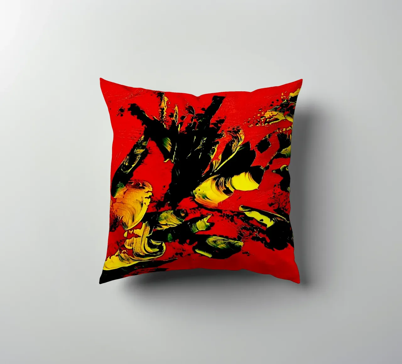 MESSAGE FROM THE HEART 1. cuscino da Thierry Vobmann Abstract painting