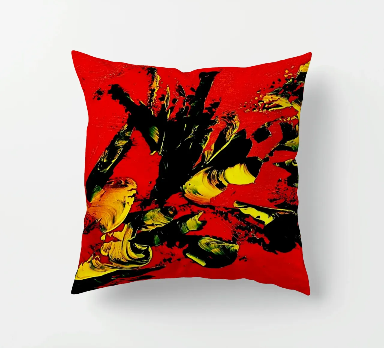 MESSAGE FROM THE HEART 1. cuscino da Thierry Vobmann Abstract painting