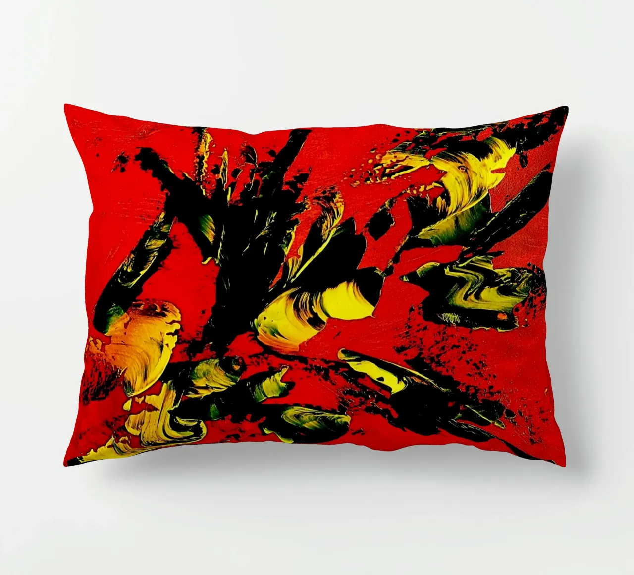 MESSAGE FROM THE HEART 1. cuscino da Thierry Vobmann Abstract painting