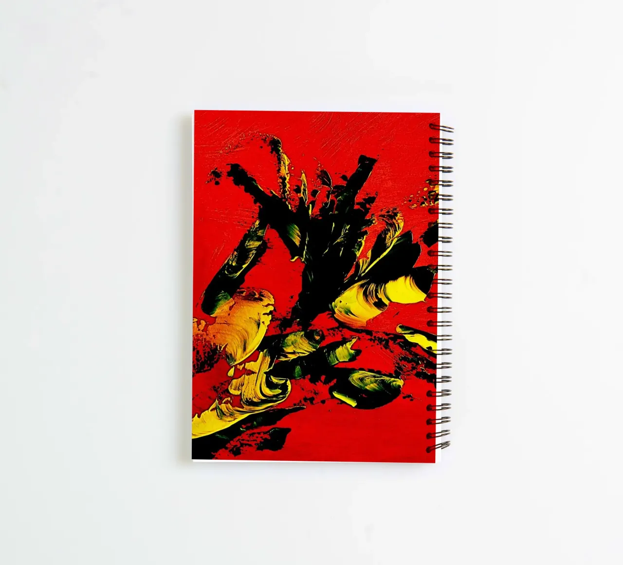 MESSAGE FROM THE HEART 1. diario ad anelli da Thierry Vobmann Abstract painting