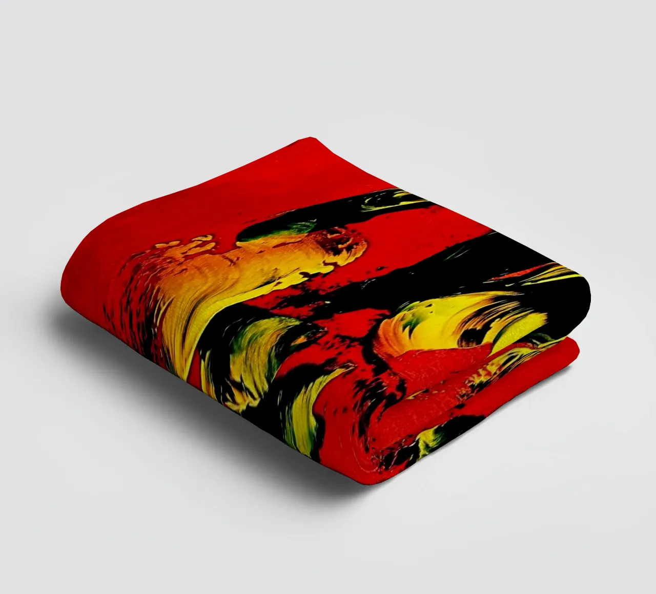 MESSAGE FROM THE HEART 1. asciugamano da bagno da Thierry Vobmann Abstract painting