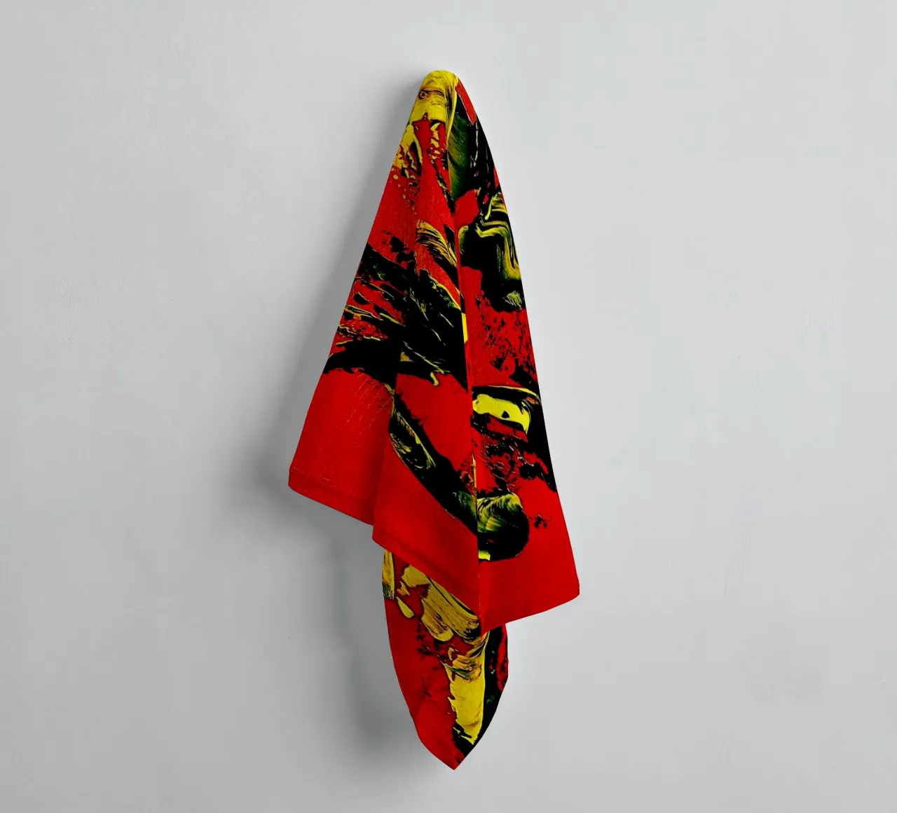 MESSAGE FROM THE HEART 1. asciugamano da bagno da Thierry Vobmann Abstract painting