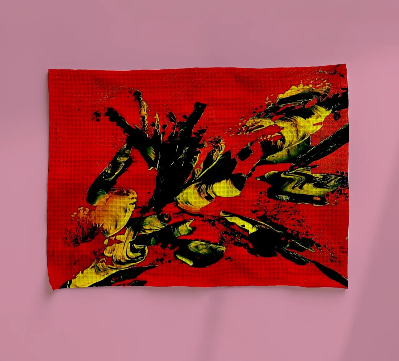 MESSAGE FROM THE HEART 1. canovaccio da cucina da Thierry Vobmann Abstract painting