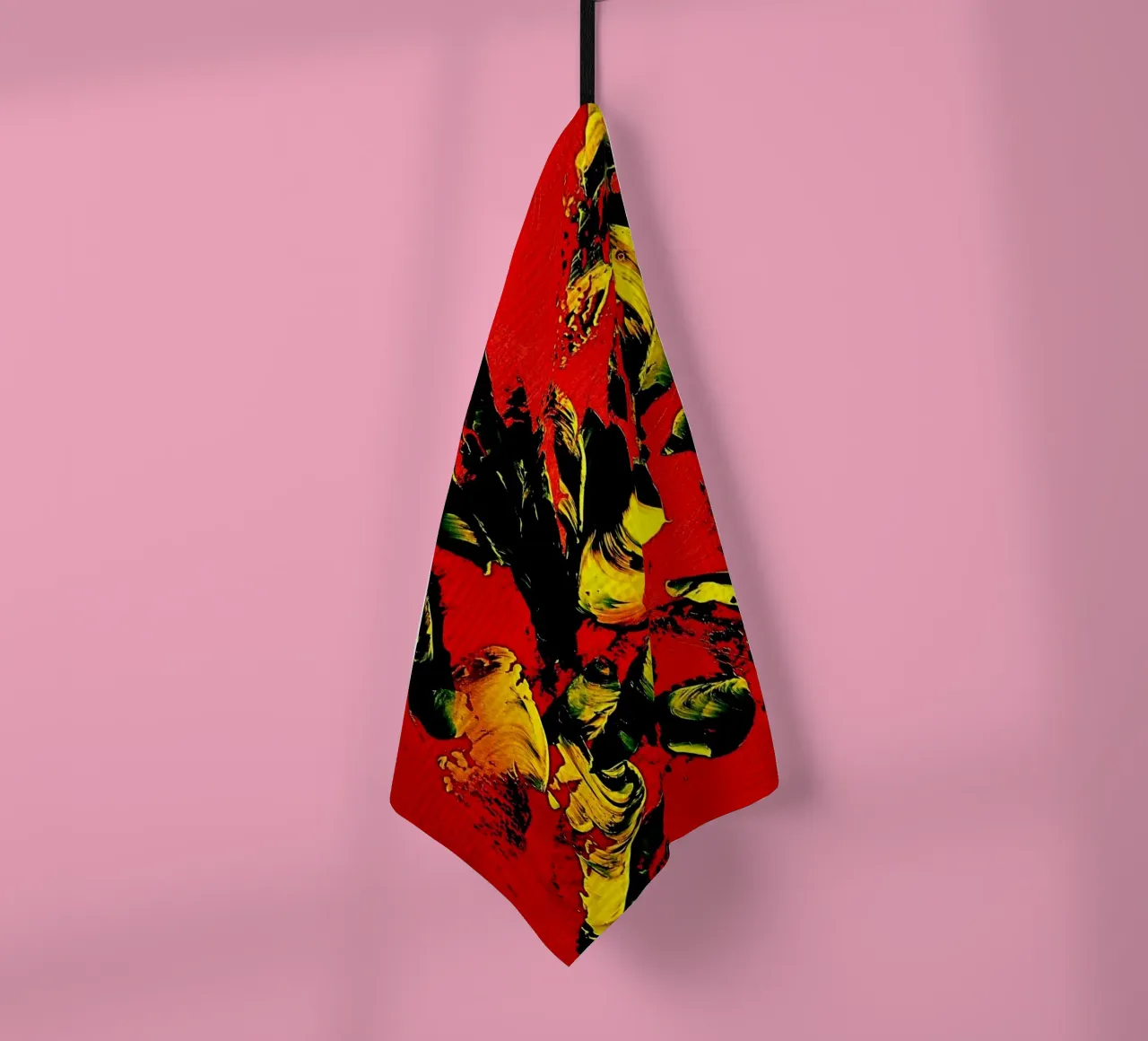 MESSAGE FROM THE HEART 1. canovaccio da cucina da Thierry Vobmann Abstract painting