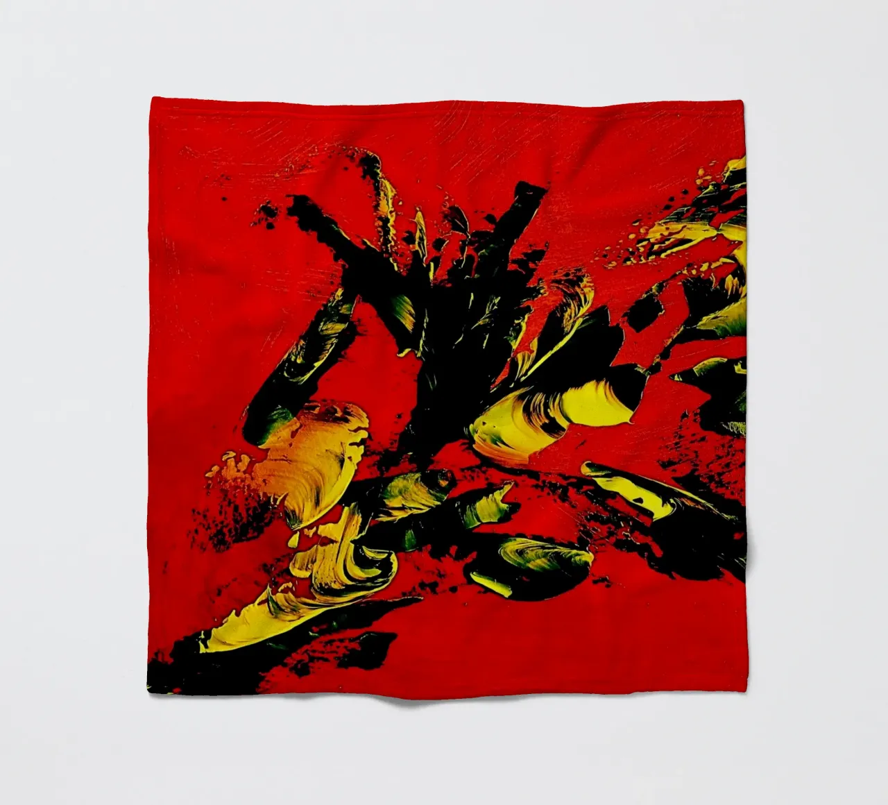 MESSAGE FROM THE HEART 1. coperta in pile da Thierry Vobmann Abstract painting