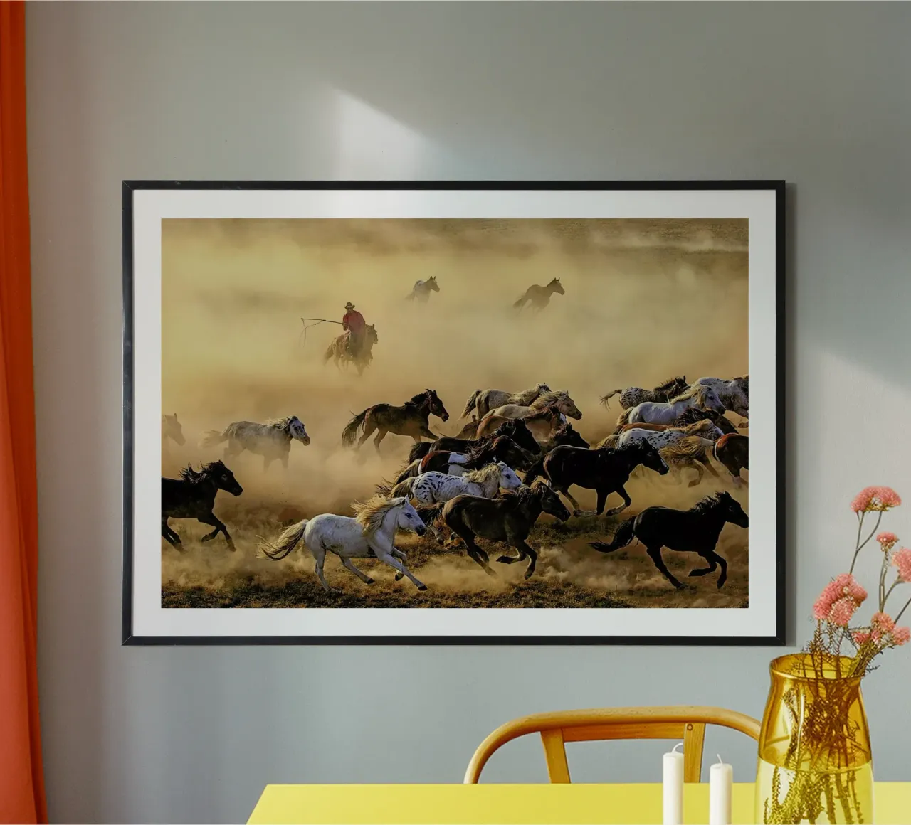 Horse Run - Adam Wong carta hahnemühle da Pictufy