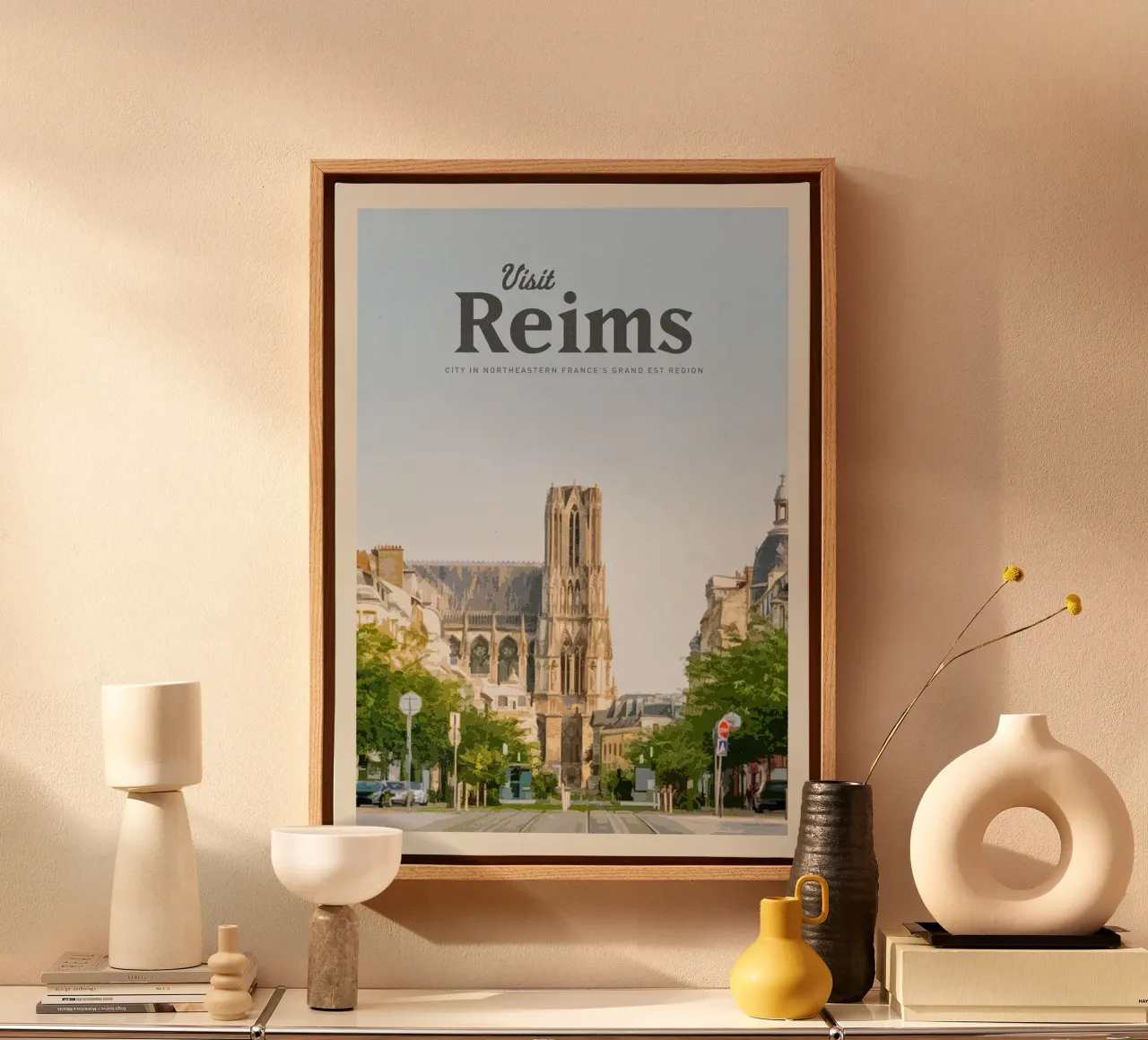 Reizen naar Reims canvas met Baklijst van Mercury Club
