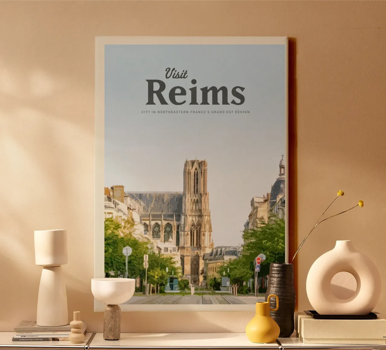 Reizen naar Reims canvas met Baklijst van Mercury Club