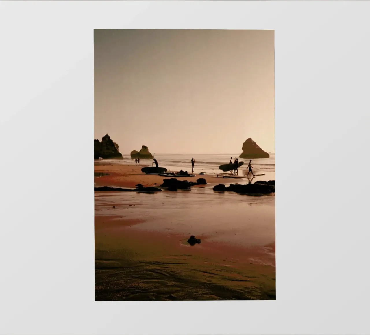 Surf Boards At The Coast pellicola backlit da Sebastian Hilgetag