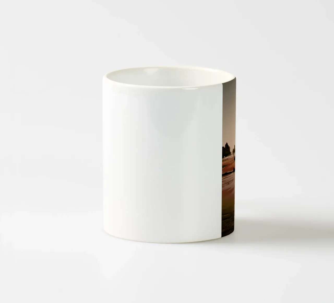 Surf Boards At The Coast tazza in ceramica da Sebastian Hilgetag