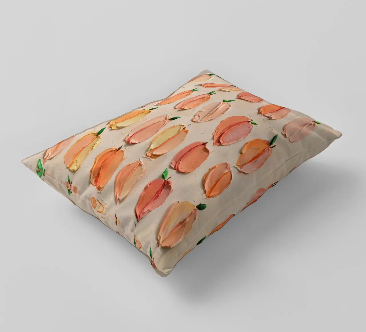 Peaches and Cream 5 cuscino da annmariecoolick