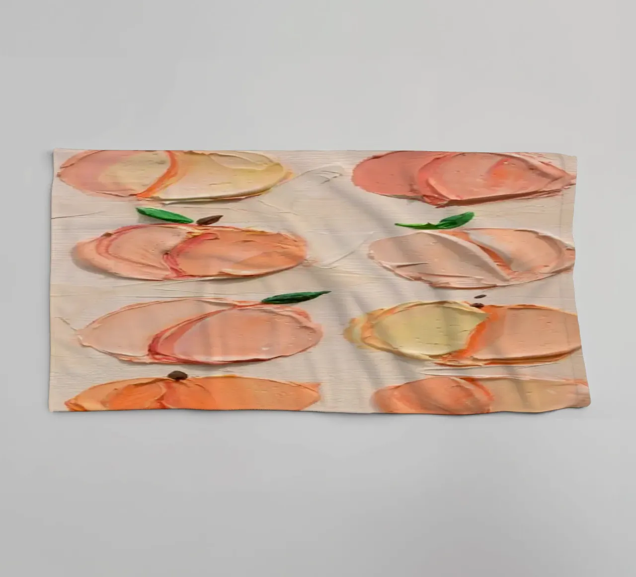 Peaches and Cream 5 asciugamano da bagno da annmariecoolick