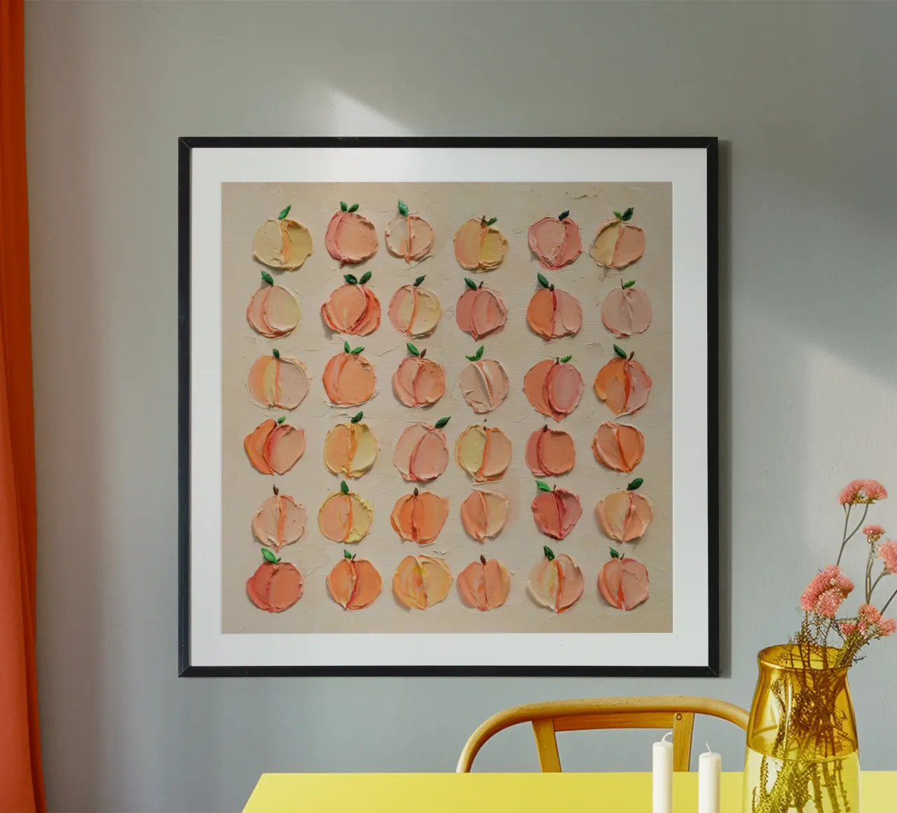 Peaches and Cream 5 carta hahnemühle da annmariecoolick