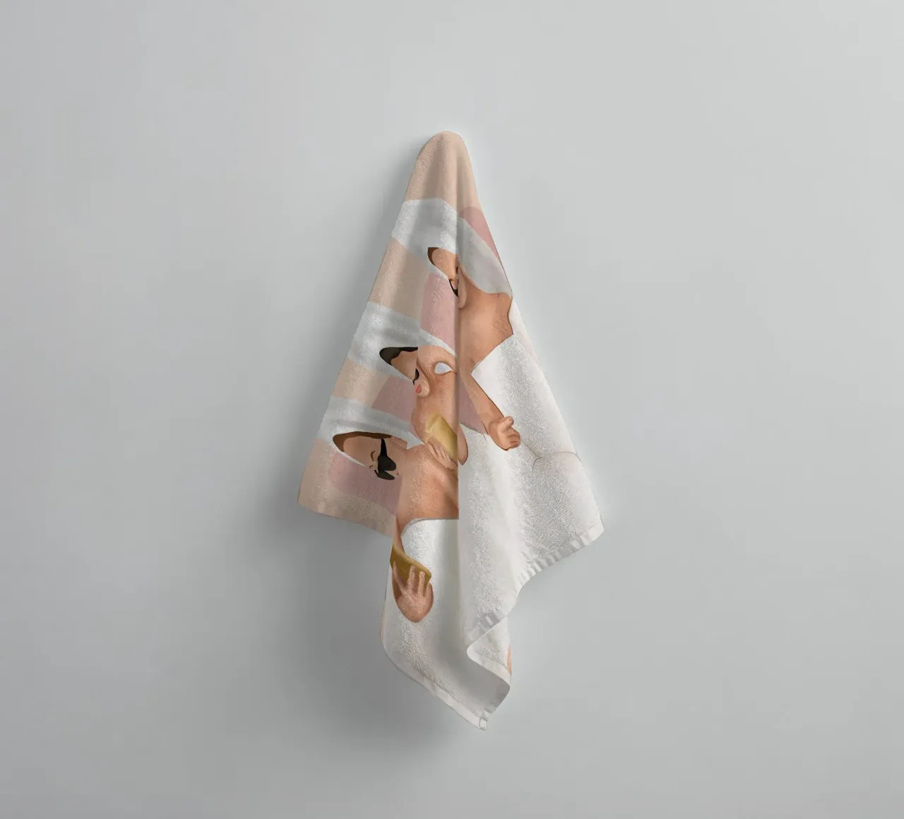Good Friendly Morning towel by Flow Line