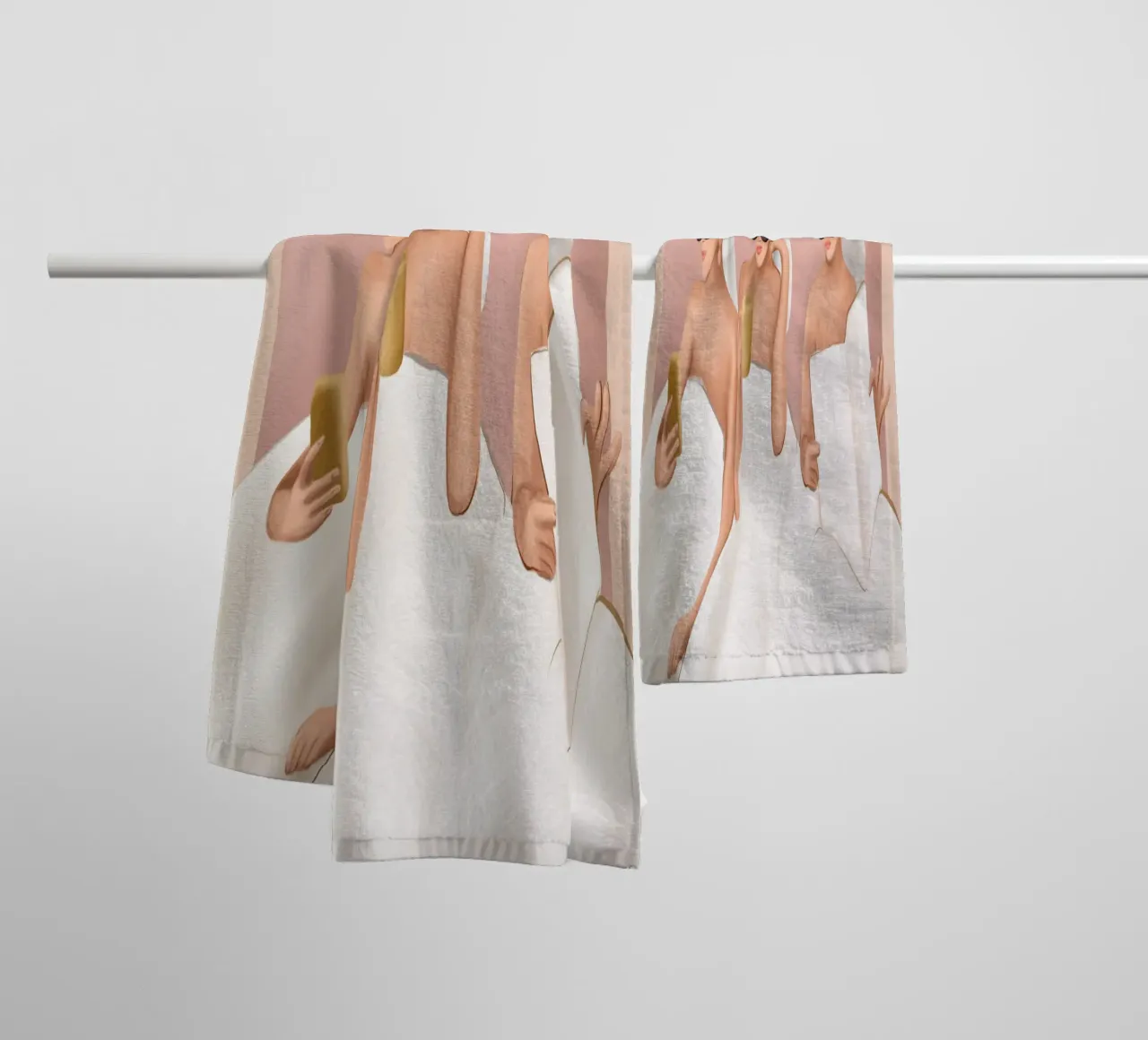 Good Friendly Morning towel by Flow Line