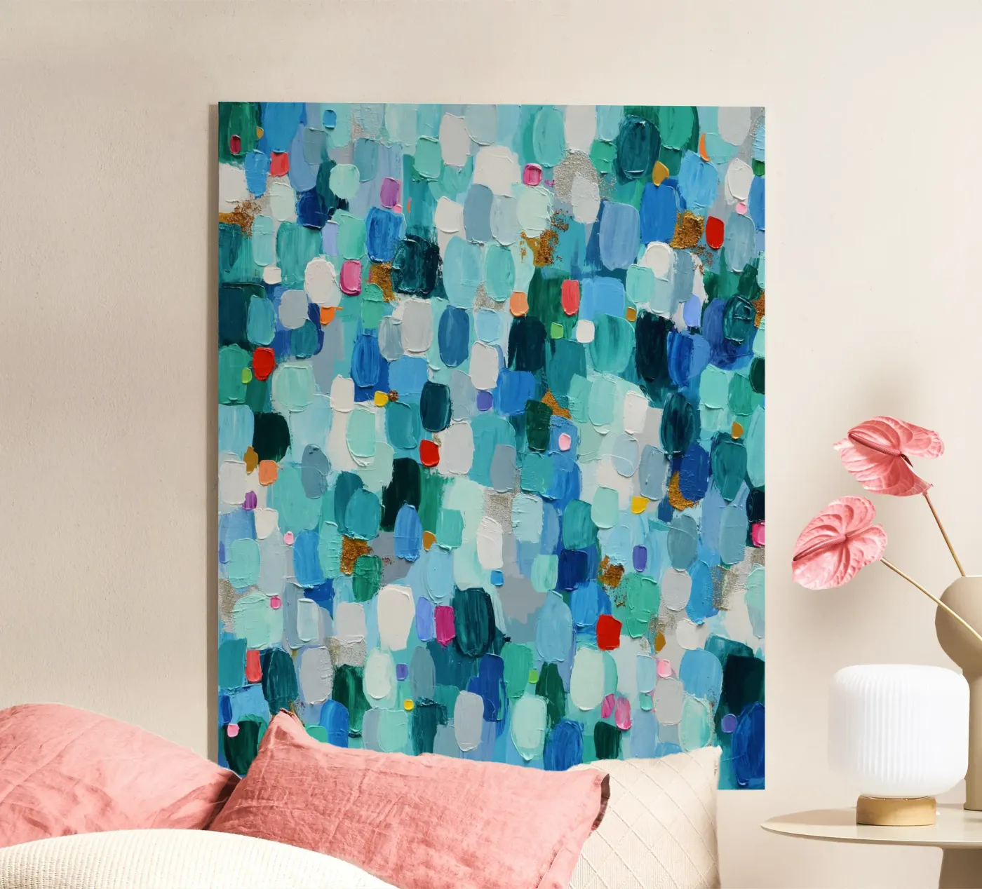 Emerald Confetti plexiglass da annmariecoolick