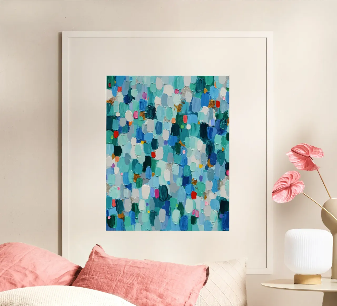 Emerald Confetti poster da annmariecoolick