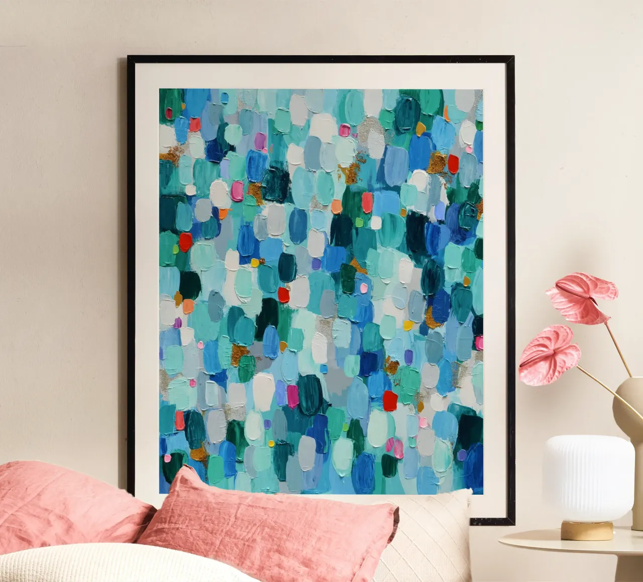 Emerald Confetti poster da annmariecoolick