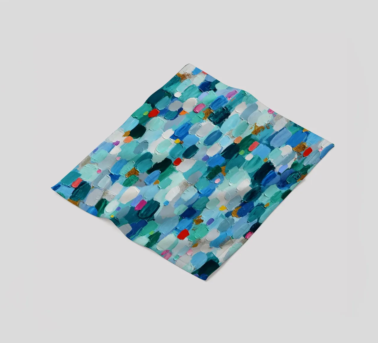 Emerald Confetti coperta in pile da annmariecoolick