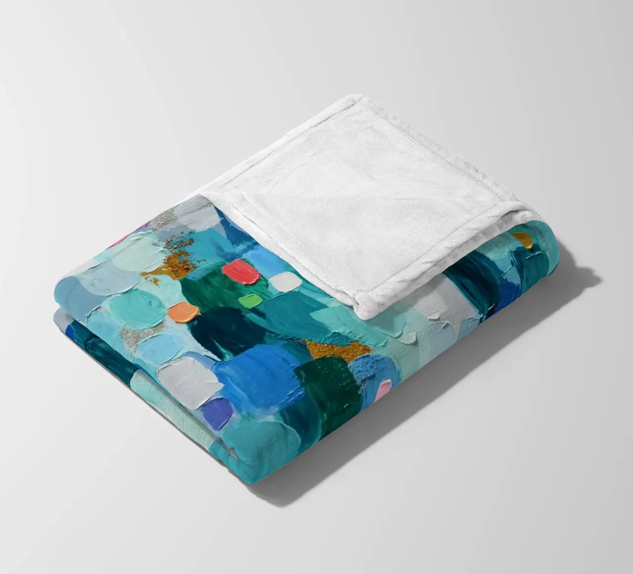Emerald Confetti coperta in pile da annmariecoolick