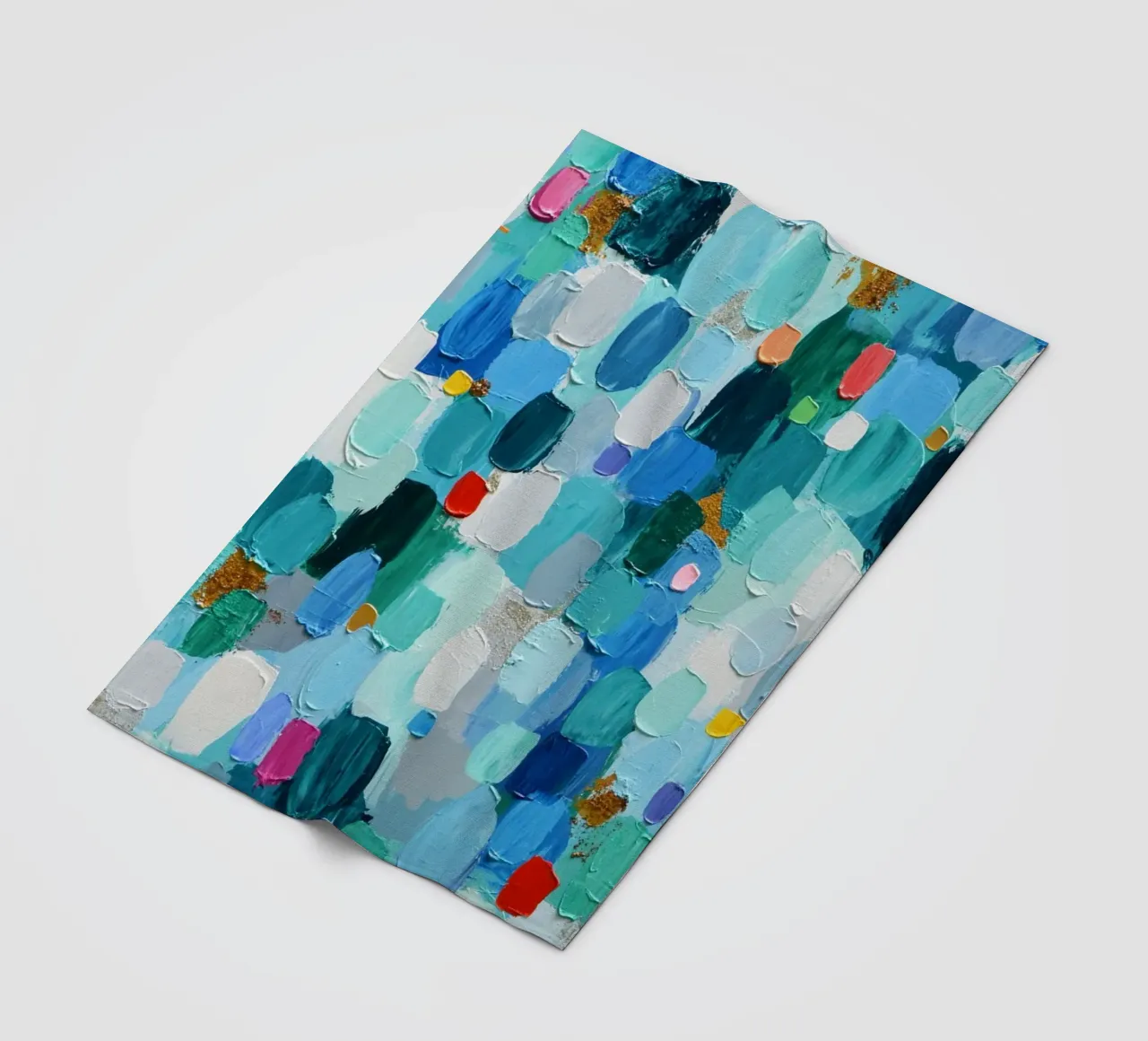Emerald Confetti coperta in pile da annmariecoolick