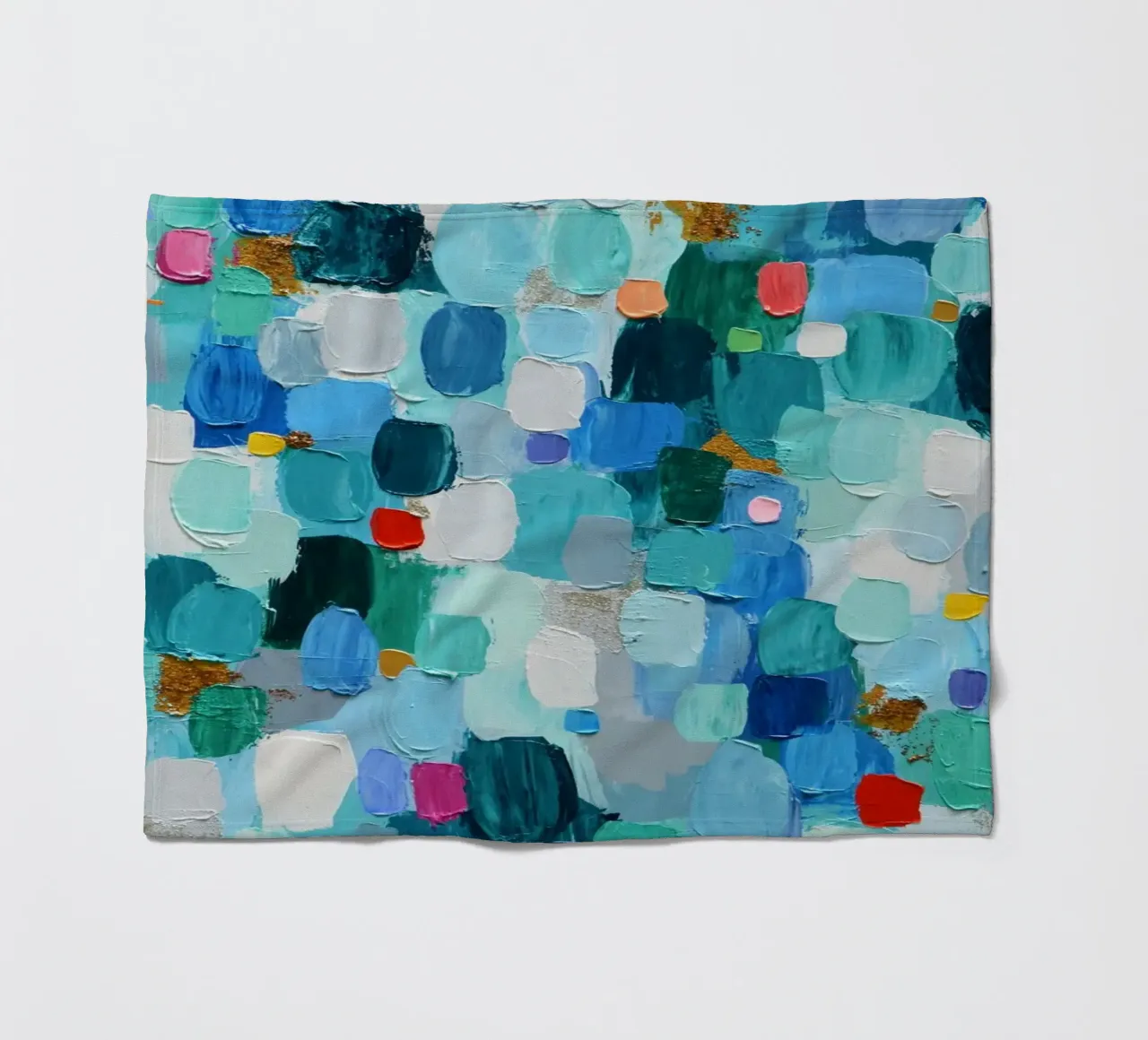 Emerald Confetti coperta in pile da annmariecoolick