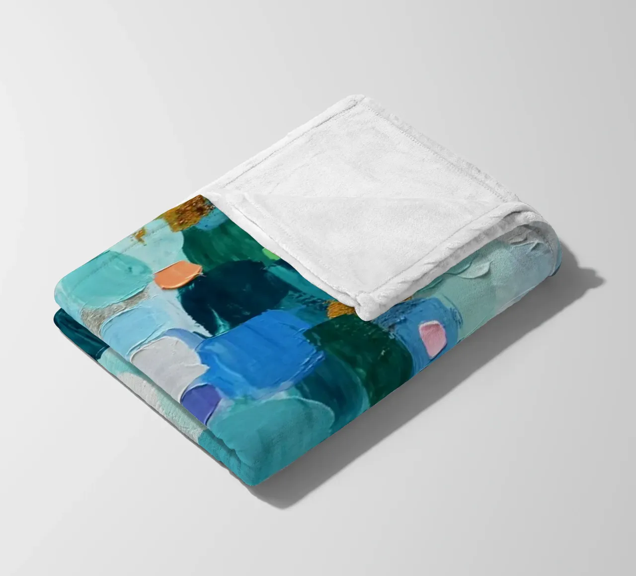 Emerald Confetti coperta in pile da annmariecoolick