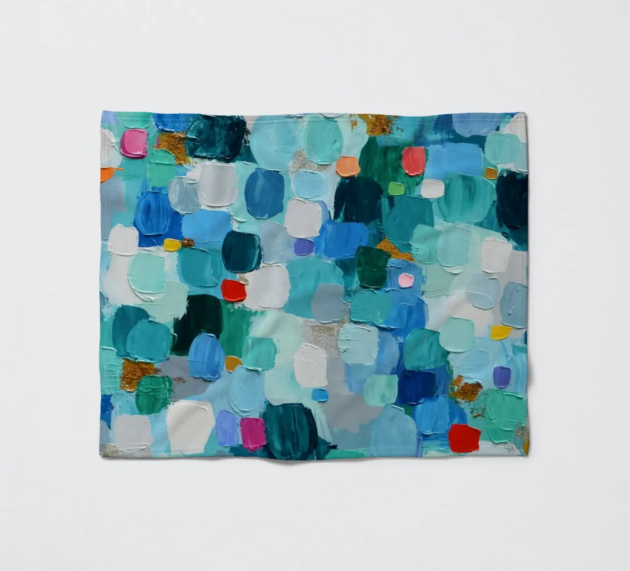 Emerald Confetti coperta in pile da annmariecoolick