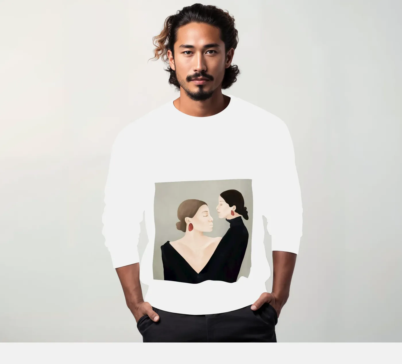 Aligned Model Flow felpa da Flow Line