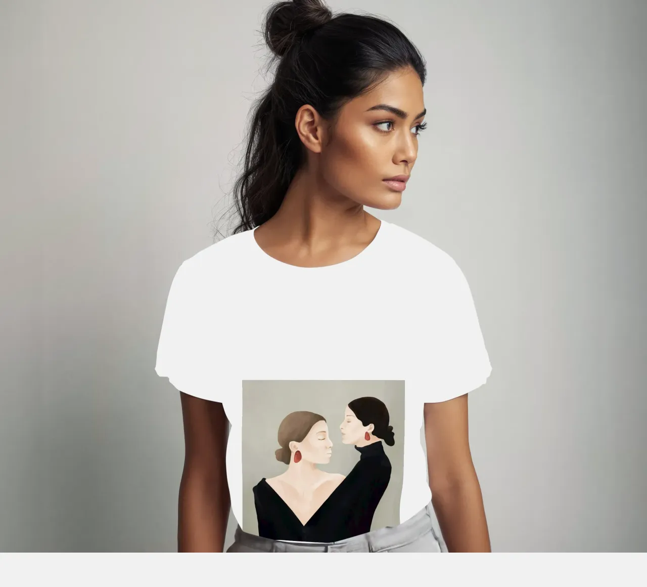 Aligned Model Flow t-shirt da Flow Line