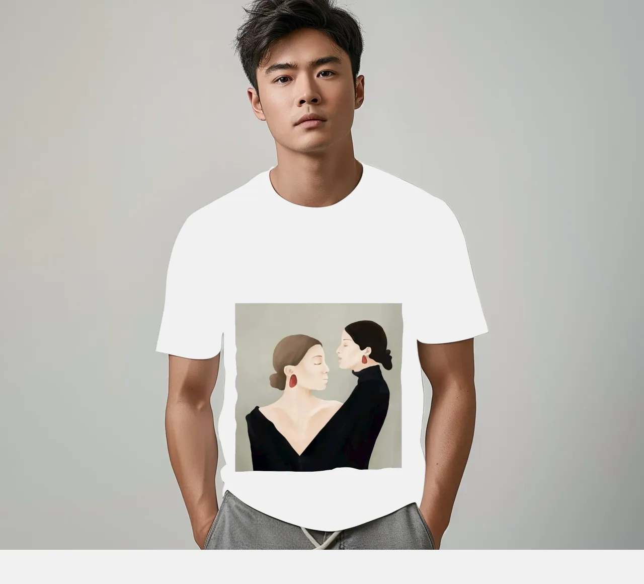 Aligned Model Flow t-shirt da Flow Line