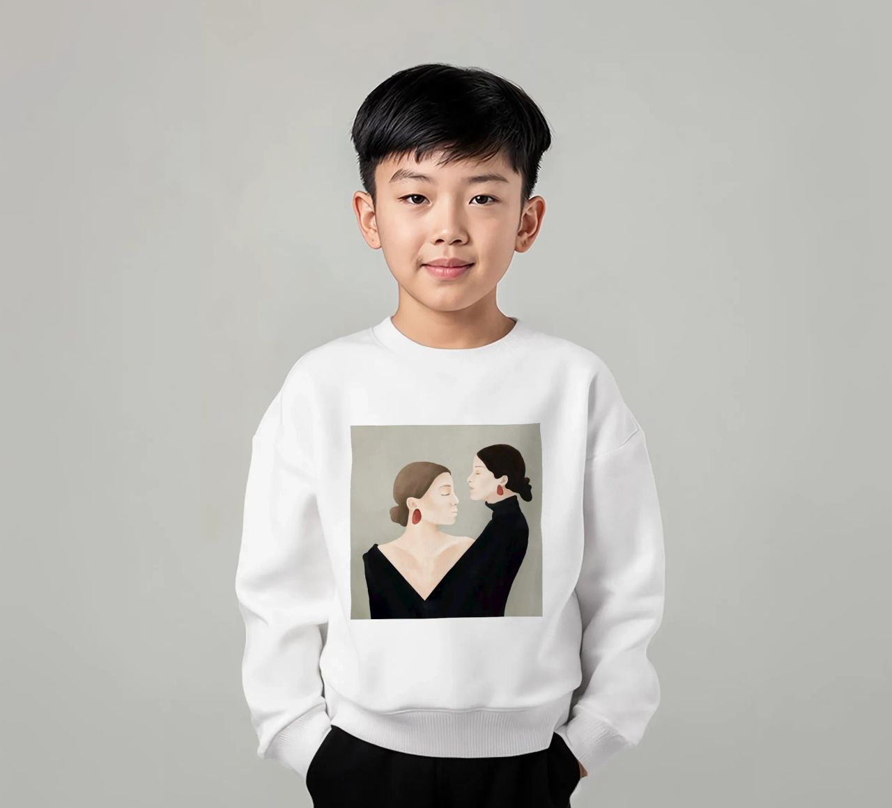 Aligned Model Flow sudadera para niño de Flow Line