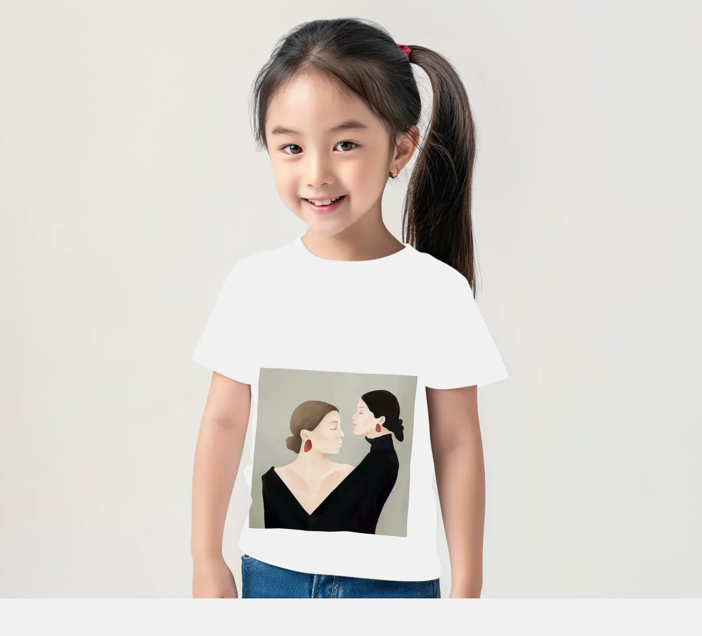 Aligned Model Flow kinder t-shirt van Flow Line