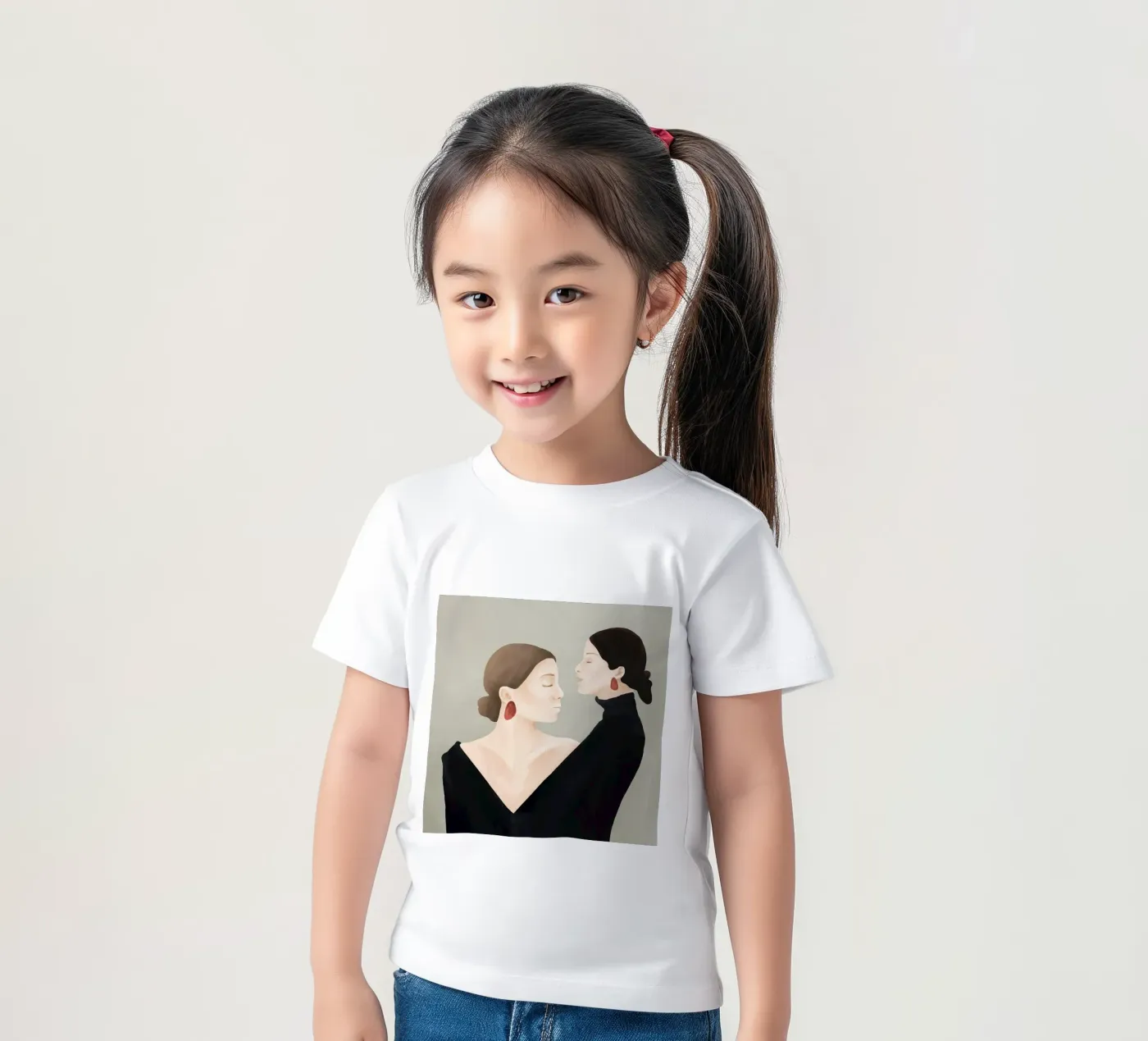 Aligned Model Flow kinder t-shirt van Flow Line